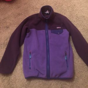 Women’s xs fleece jacket purple
